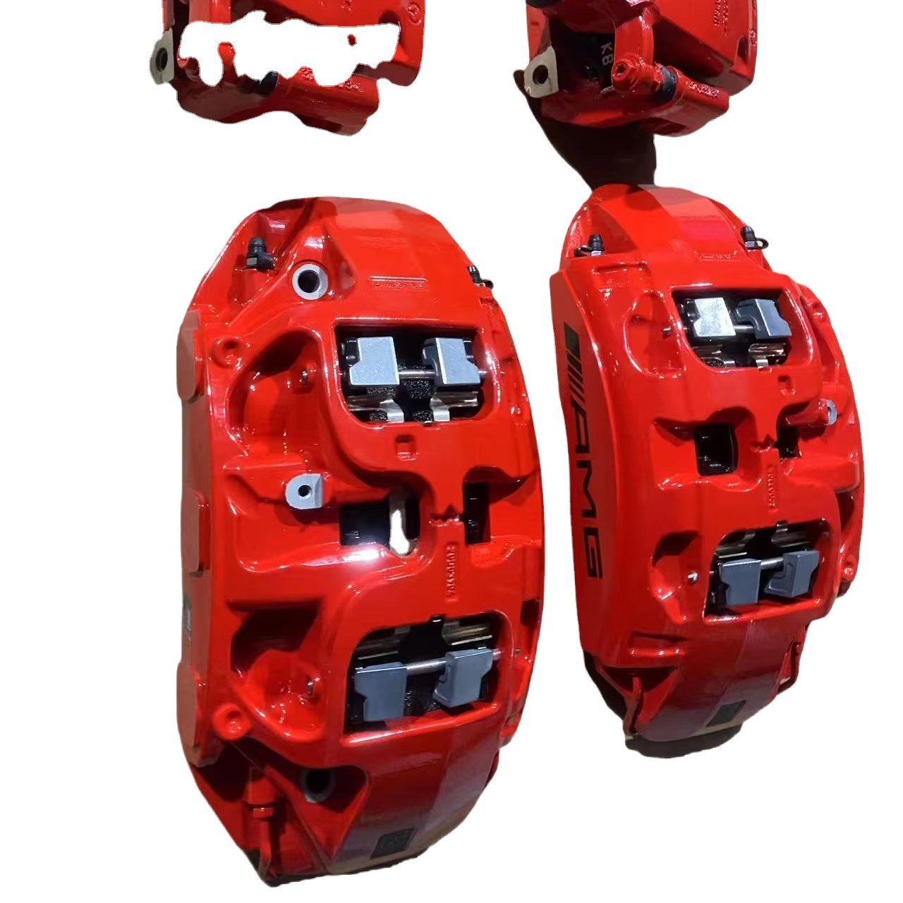 G63 Front Brake Calipers 6-Pot Straight for Mercedes-Benz W167 G63 GLE43 New Compatible Big G W463 G55 G65 G320 G400 G500 AMG
